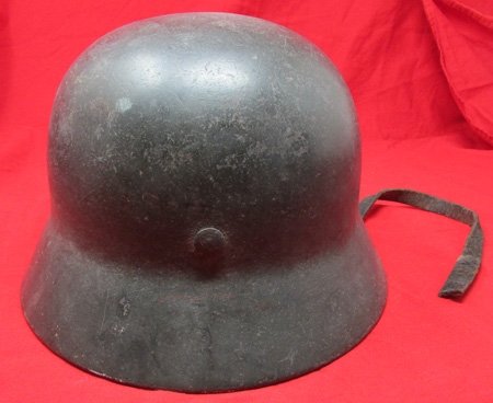  German WWII Army M1940 Steel Helmet, NS 64, 19 'FRANCE' 44 — image 4