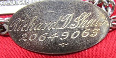  US WWII NOK ID Tag and ID Bracelet Set, Wisconsin Soldier — image 4