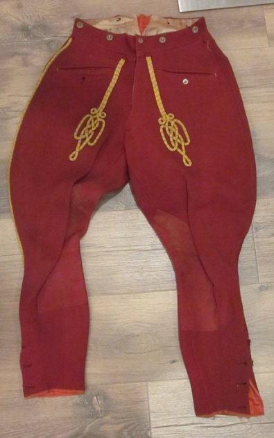  Austrian Imperial Era, Cavalry NCO Private Purchase, Red Wool Trousersool — image 2