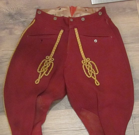  Austrian Imperial Era, Cavalry NCO Private Purchase, Red Wool Trousersool — image 3