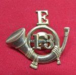 US Indian War, SAW Era Field Music Hat Insignia, 13th …