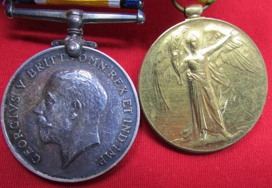  British WWI War Medal and Victory Medal, Stoker, Royal Navy — image 3