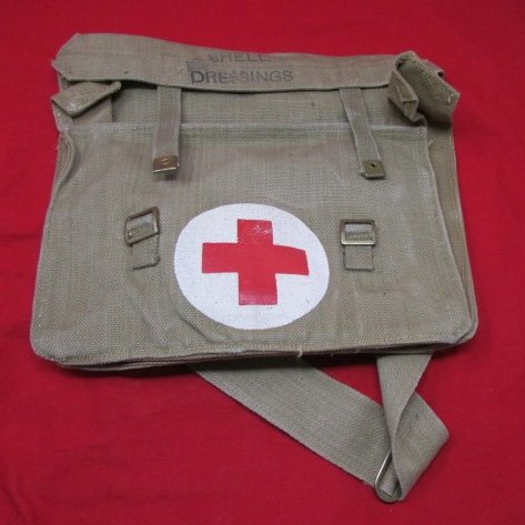  British WWII Medic Satchel, W.P. Ltd 1942 for Shell Dressings — image 2
