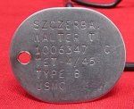 US WWII USMC Dog Tag, 1945