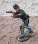 King & Country, CW068, Union Cavalry Firing Pistol, Retired, Boxed