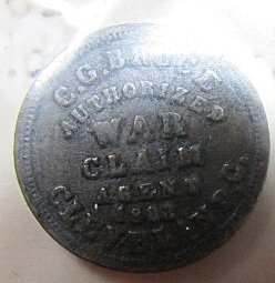 US Civil War Era Store Token Lot of 5 — image 4