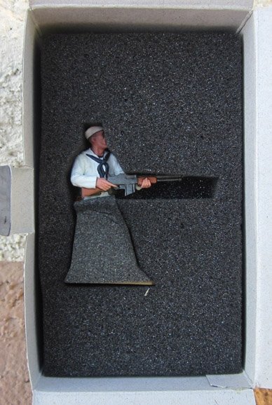  King & Country, USN011, US Navy BAR Gunner, Retired, Boxed — image 3