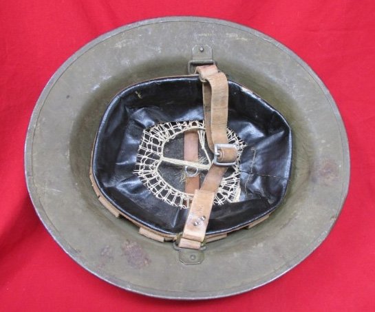  US WWI M1917 Doughboy Helmet, Liner & Strap, Complete, 10-18 — image 4