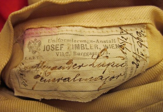  Austrian Imperial Era, General Officers Gala Dress Coat, Identified — image 9