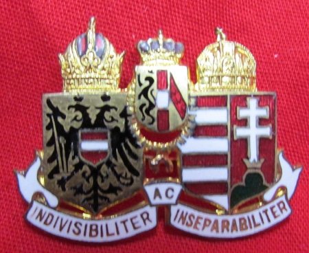  Austro-Hungarian WWI Era, Patriotic Badge, Inseperable, Indivisible — image 2