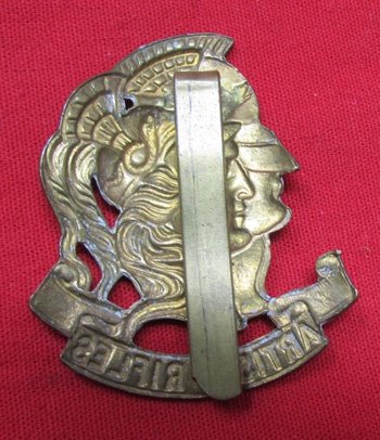  British WWI-WWII Artists Rifles Cap Badge — image 3