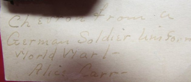  German WWI Old Museum Display Piece, Shoulder Strap & Watch Fob — image 4