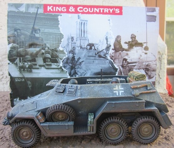  King & Country, BBG039, Skozeny's Command SD.KFZ.247 Car, New In Box, Retired — image 2
