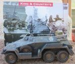 King & Country, BBG039, Skozeny's Command SD.KFZ.247 Car, New In …