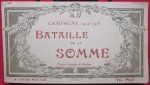 French WWI, Postcard Booklet, Campagne Series 1914-18, Bataille de la …