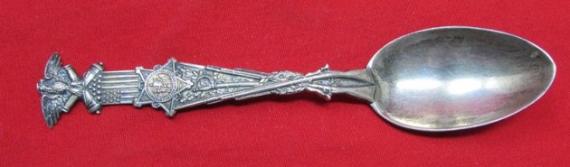  US Post Civil War, Sterling GAR Souvenir Spoon — image 5