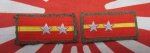 Japanese WWII Army Sergeant Collar Rank, Pair