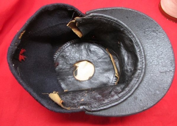  French WWI M1884 Enlisted Kepi, Dark Blue Wool, Restoration Project — image 4