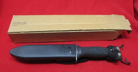  US Vietnam War Era, USN MK 3 Mod O Knife, Original Box — image 3