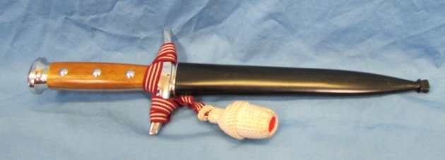  Swiss M1943 Dress Dagger & Knot, Victoria Mfg — image 2