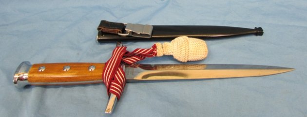  Swiss M1943 Dress Dagger & Knot, Victoria Mfg — image 7