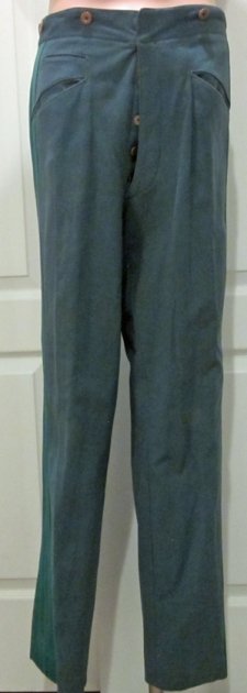  Imperial Austrian WWI, Central Powers, Kaiserjager Officers Straight Trousers, Named, Dated 1910 — image 2