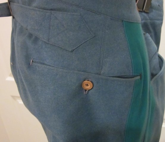  Imperial Austrian WWI, Central Powers, Kaiserjager Officers Straight Trousers, Named, Dated 1910 — image 4