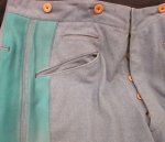 Imperial Austrian WWI, Central Powers, Kaiserjager Officers Straight Trousers, Named, …