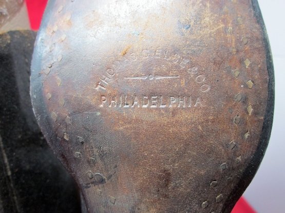  US Civil War Artillery Pattern Enlisted Boots, Thomas C. Else, Philadelphia Retailer — image 3