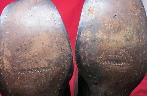  US Civil War Artillery Pattern Enlisted Boots, Thomas C. Else, Philadelphia Retailer — image 4