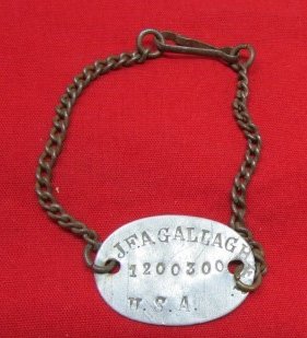  US WWI Era Soldiers Identity Bracelet — image 2
