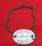 US WWI Era Soldiers Identity Bracelet