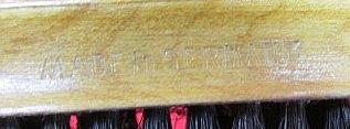  US WWI Era B. Pasquale Company Clothing Brush, 115-117 Post Street, San Francisco, 7 Inch — image 4