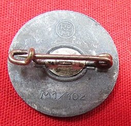  German WWII Late War NSDAP Party Badge, Zinc, Frank & Reif — image 3