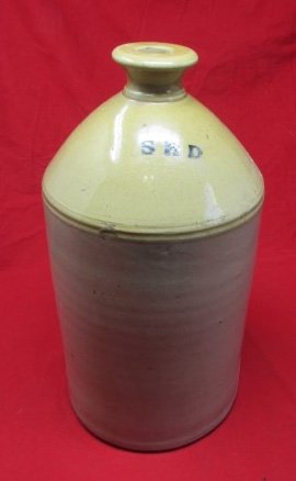  British WWI, Ceramic Rum Jug, S.R.D. — image 2