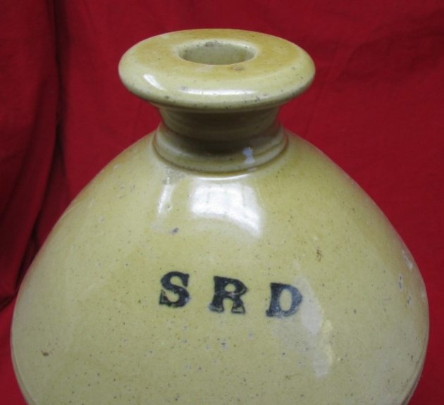  British WWI, Ceramic Rum Jug, S.R.D. — image 3