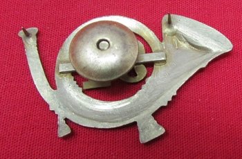  US Indian War, SAW Era Field Musician Hat Insignia, 91st Infantry — image 3