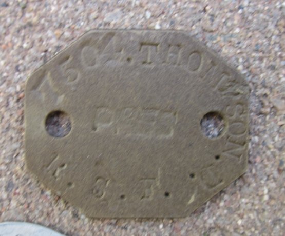  British WWI Identity Tag Group, Royal Scots Fusiliers, Wounded — image 3