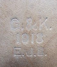  US WWI Leather Axe Sheath , G&K 1918 — image 3