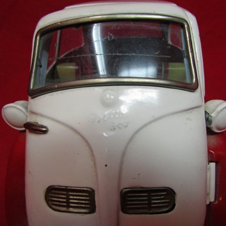  Japanese, Post WWII, Tinplate Toy Car, Isetta Bubble Car — image 3