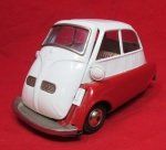 Japanese, Post WWII, Tinplate Toy Car, Isetta Bubble Car