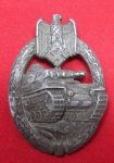 German WWII Panzer Assault Badge in Silver, FLL 43 Reverse, …
