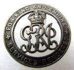 British WWI Silver War Badge, A58923