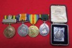 British WWI 4 Place Medal & 1922 Cased Shooting Team …
