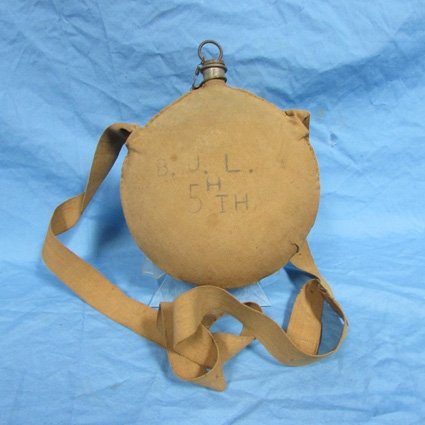  US Indian Wars, Massachusetts NG Issue Canteen, Chalmers Buckle, FOUND IT' — image 2