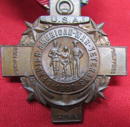  US Pre WWI, Bailey, Banks & Biddle, Spanish American War Veterans Medal — image 3