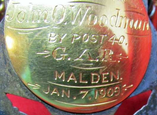  US Post Civil War, Silver & Gold GAR Post Commander's Badge, 12th New Hampshire Veteran — image 10