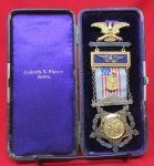 US Post Civil War, Silver & Gold GAR Post Commander's …