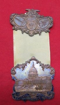  US Post Civil War GAR 36th National Encampment Badge, Washington 1902 — image 2