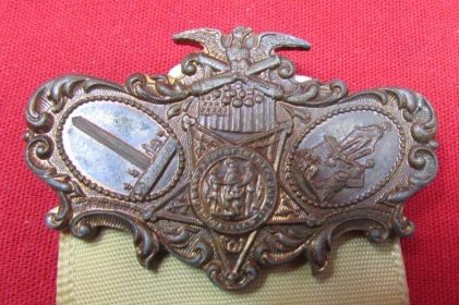  US Post Civil War GAR 36th National Encampment Badge, Washington 1902 — image 3
